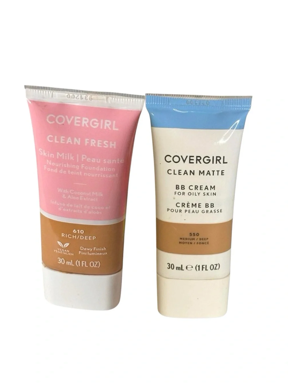 COVERGIRL Milk Foundation 610 Rich/deep & Matte BB cream 550 medium/deep bundle